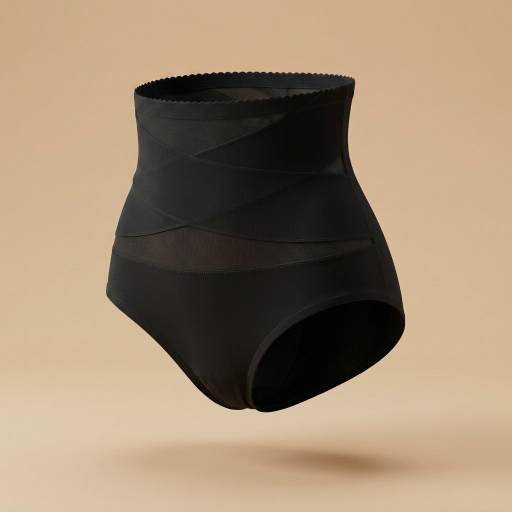 Culotte gainante taille haute Selavine coloris Noir
