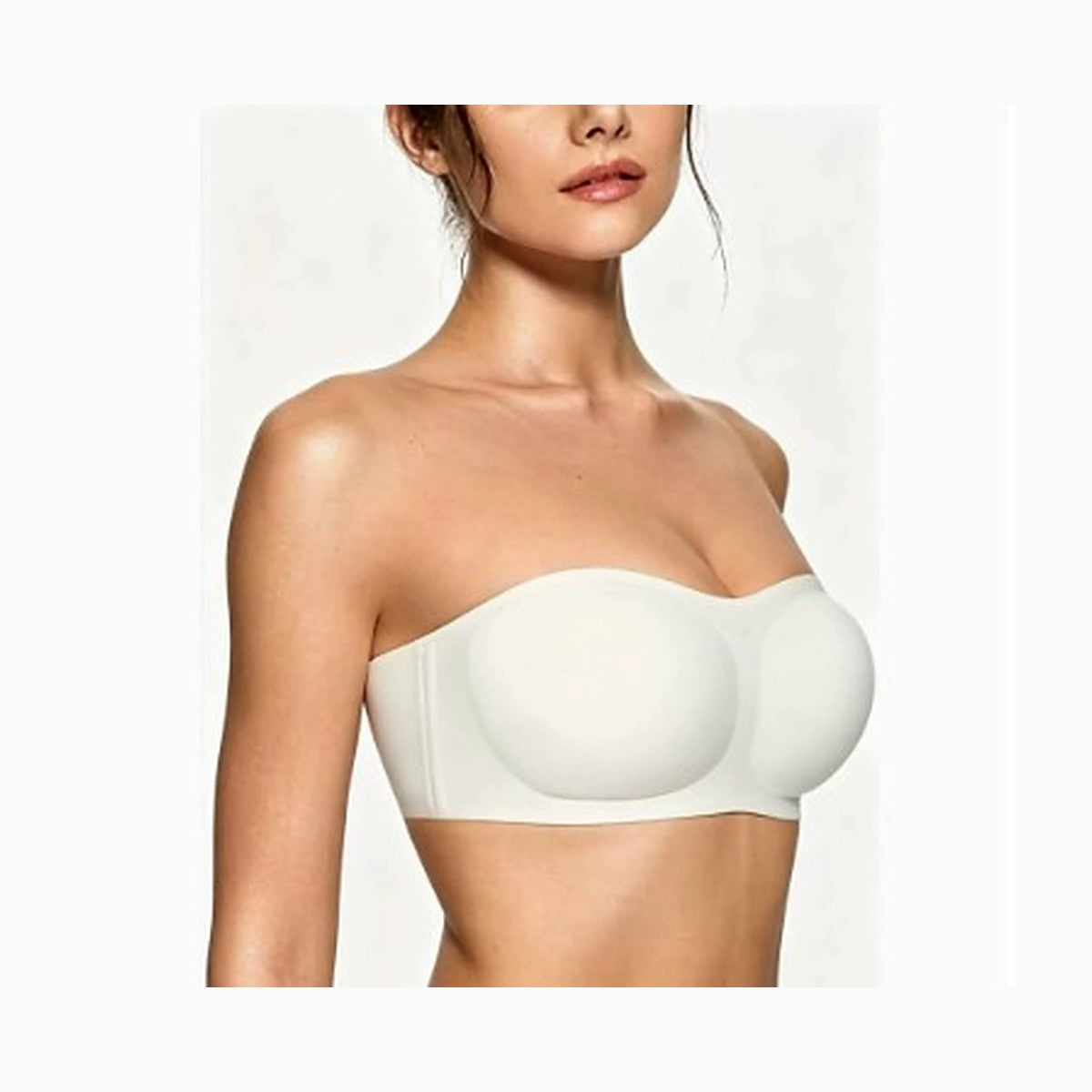 Selavine strapless bra in white