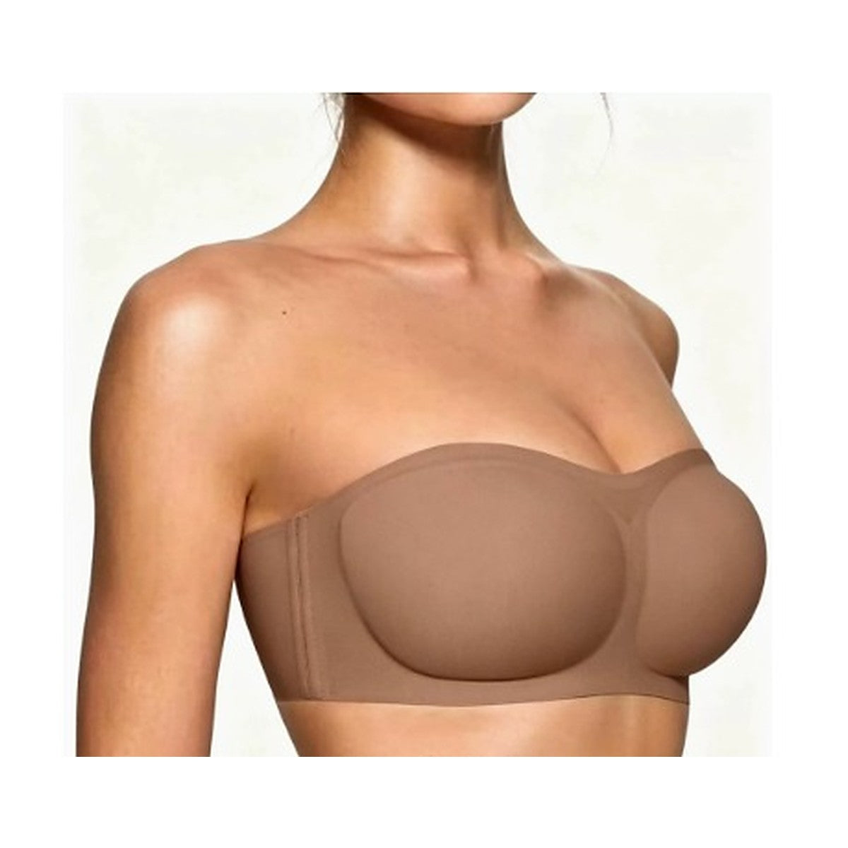 Selavine strapless bra in taupe